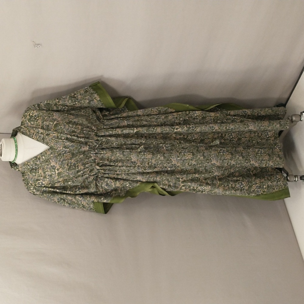 Handmade Caftan Floral Print Floaty Classic Mumu Robe Loungewear Kimono One Size